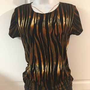I'Vory Medium Top Animal Print Stretchy very soft.